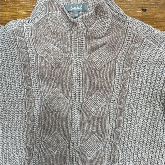 Marled Reunited Clothing Knit Sweater light pink size small - Picture 7 of 10